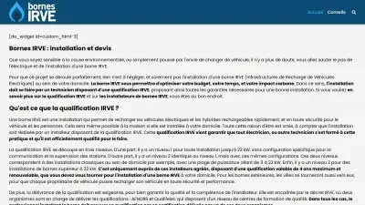 Bornes-irve.fr