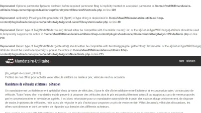 Mandataire-utilitaire.fr