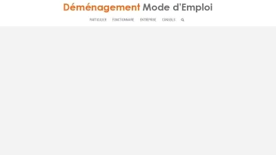 Déménagement Mode d'Emploi