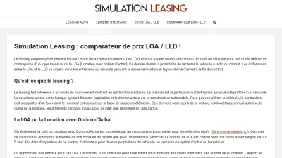 Simulation Leasing