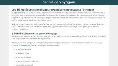 Secret de Voyageur