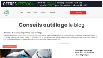 Conseils outillage