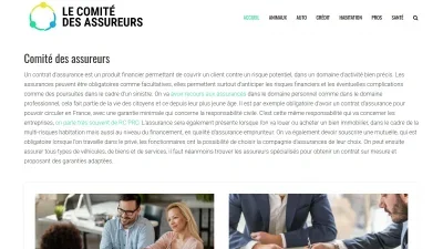Lecomitedesassureurs.com